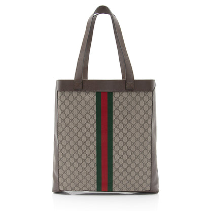 Gucci GG Supreme Ophidia Soft Vertical Large Tote (SHF-kLX3uK)