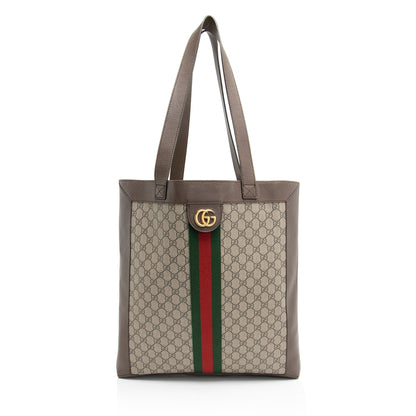 Gucci GG Supreme Ophidia Soft Vertical Large Tote