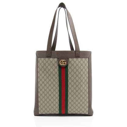 Gucci GG Supreme Ophidia Soft Vertical Large Tote