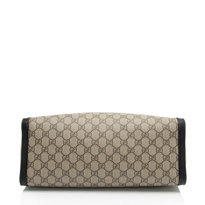 Gucci GG Supreme Padlock Chain Medium Shoulder Bag