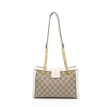 Gucci GG Supreme Padlock Chain Small Shoulder Bag