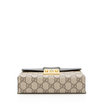 Gucci GG Supreme Padlock Mini Top Handle (SHF-FAO7fq)