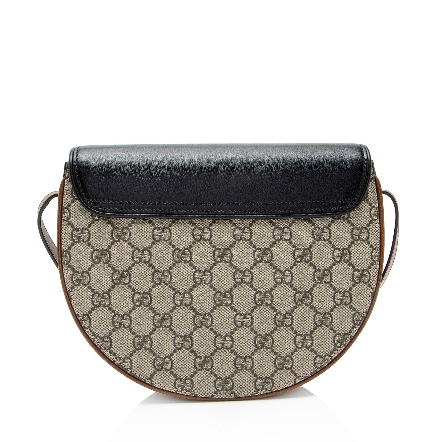 Gucci GG Supreme Padlock Saddle Small Shoulder Bag