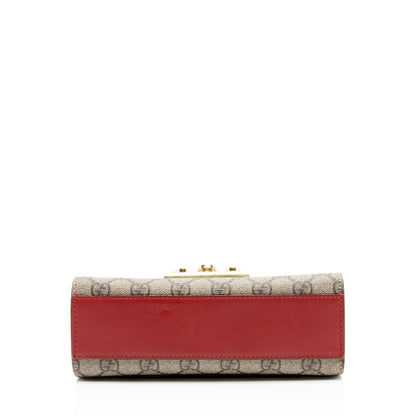 Gucci GG Supreme Padlock Small Shoulder Bag