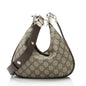 Gucci GG Supreme Web Attache Small Shoulder Bag