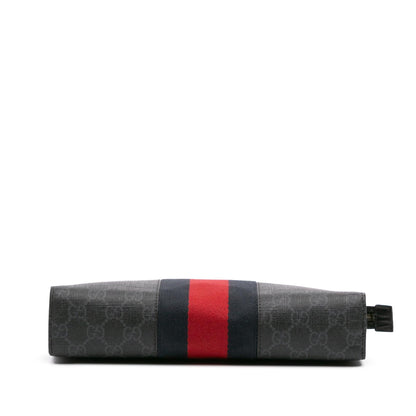 Gucci GG Supreme Web Clutch