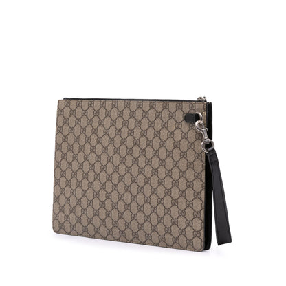 Gucci GG Supreme Web Clutch