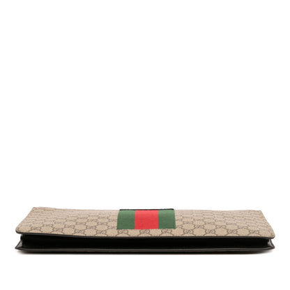 Gucci GG Supreme Web Clutch