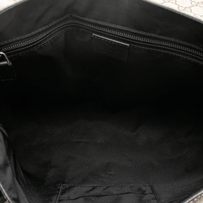 Gucci GG Supreme Web Flap Messenger Bag (SHG-oZ339u)
