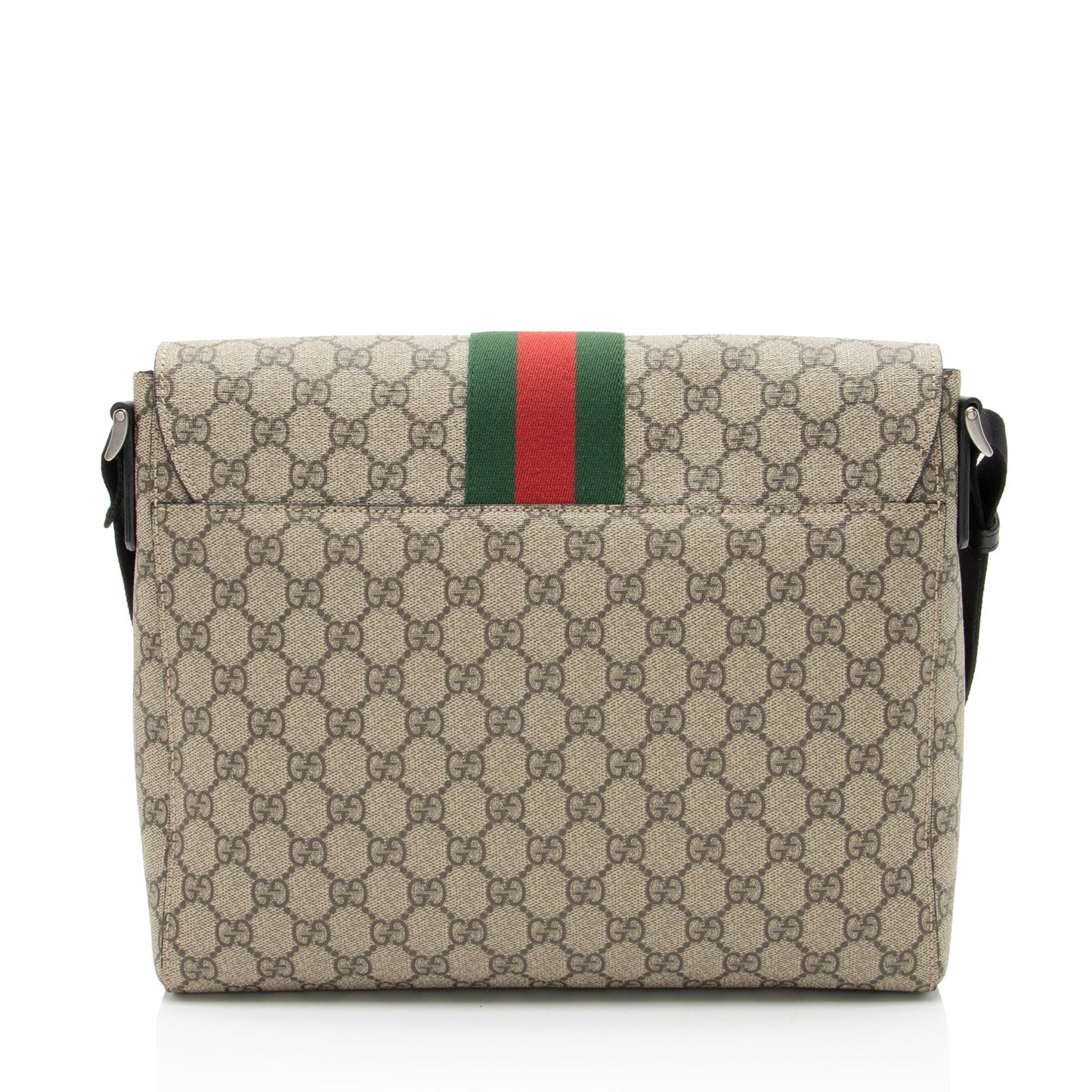 Gucci GG Supreme Web Flap Messenger