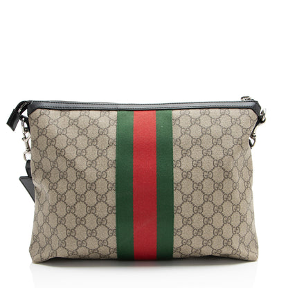 Gucci GG Supreme Web Flat Square Messenger