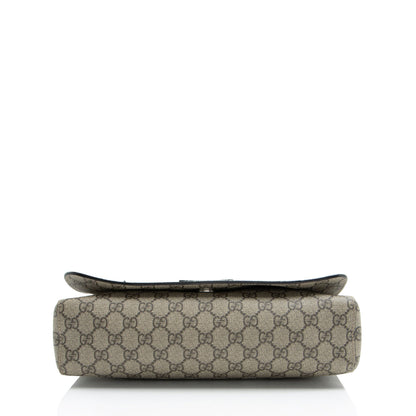 Gucci GG Supreme Web Flap Messenger