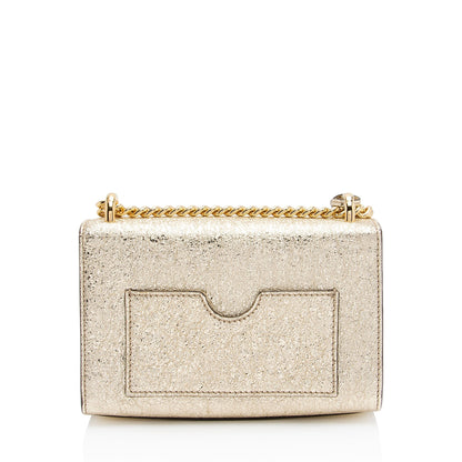 Gucci Galassia Leather Padlock Small Shoulder Bag (SHF-Tu7mRP)