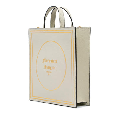 Gucci Garden Calfskin Mushrooms Vertical Shopping Tote