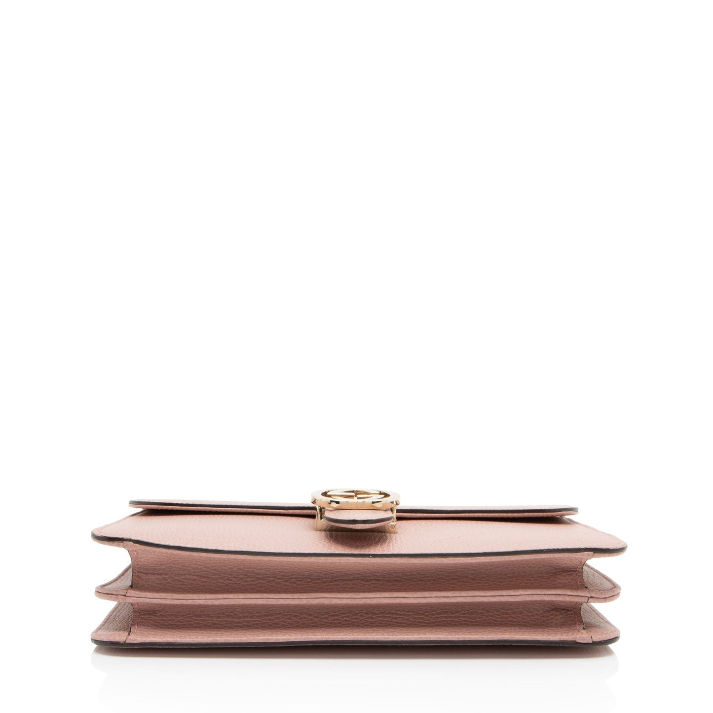 Gucci Grained Calfskin Interlocking G Medium Shoulder Bag