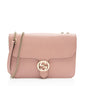 Gucci Grained Calfskin Interlocking G Medium Shoulder Bag