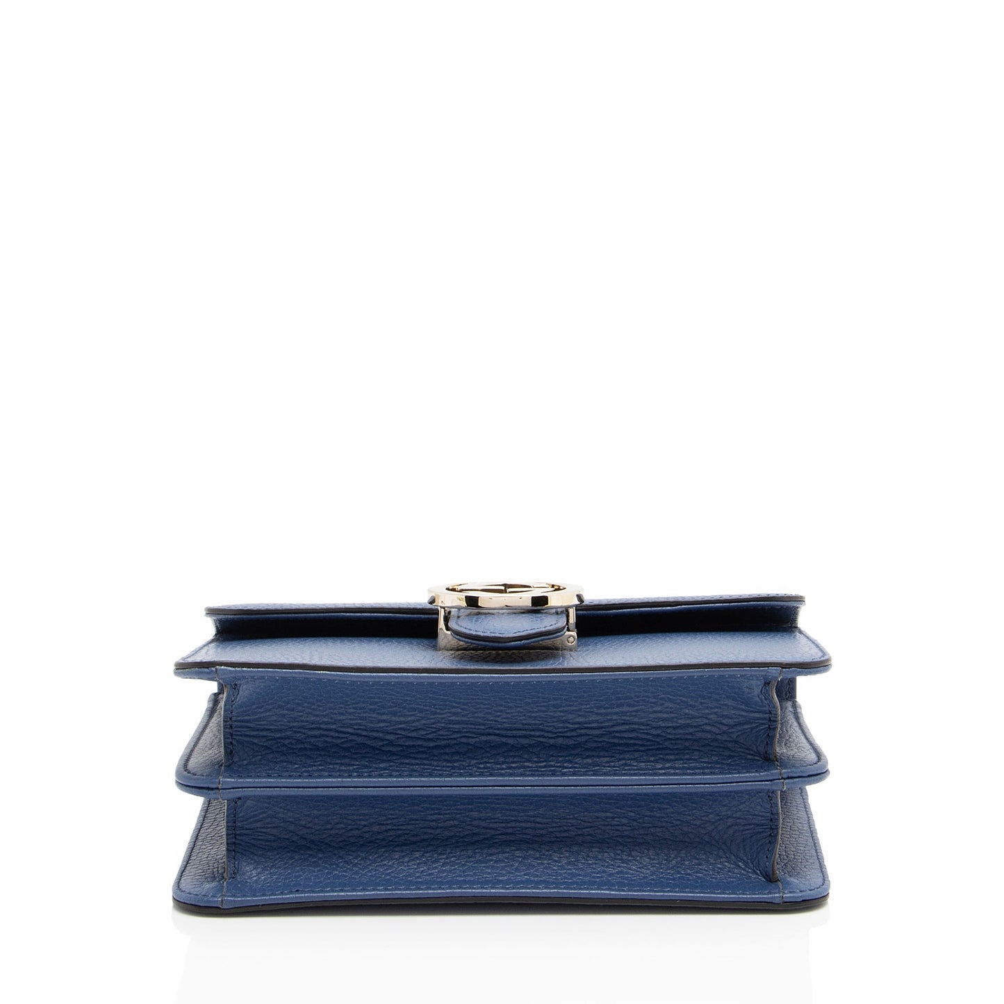 Gucci Grained Calfskin Interlocking G Small Shoulder Bag (SHF-ZsAt2c)