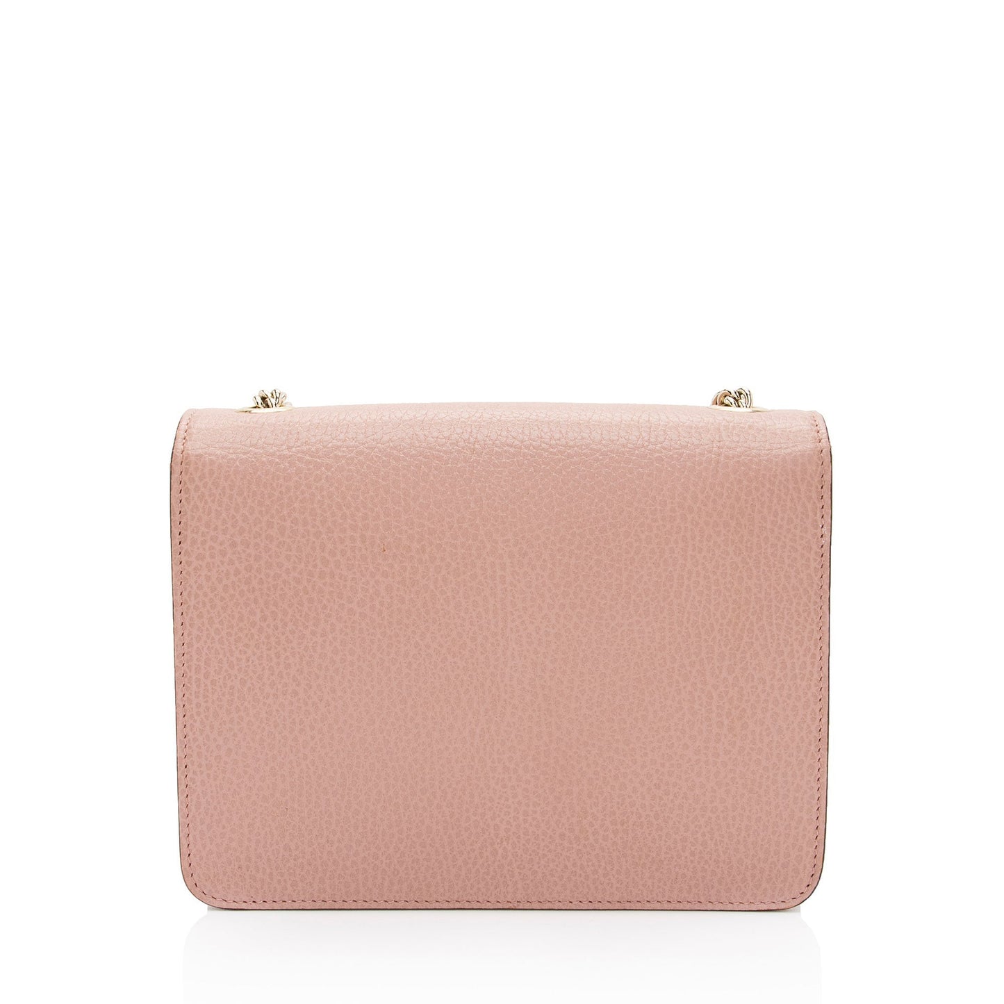 Gucci Grained Calfskin Interlocking G Small Shoulder Bag (SHF-eMNjXX)