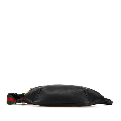 Gucci Grained Calfskin Logo Belt Bag