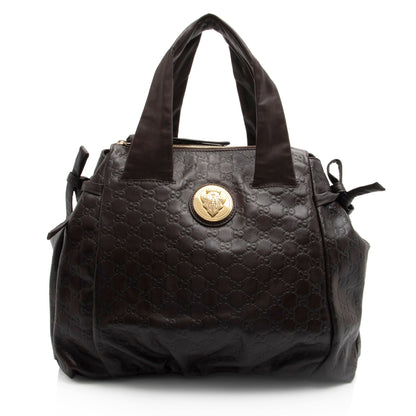 Gucci Guccissima Leather Hysteria Tote (SHF-U9A7KY)