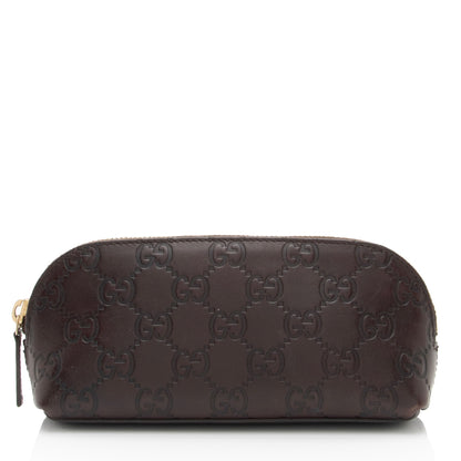 Gucci Guccissima Leather Cosmetic Pouch (SHF-gdae9s)