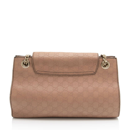 Gucci Guccissima Leather Emily Large Shoulder Bag