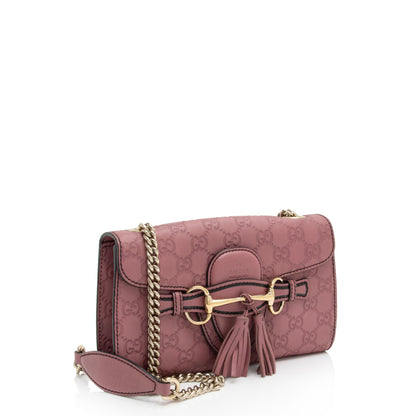 Gucci Guccissima Leather Emily Shoulder Bag