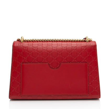 Gucci Guccissima Leather Padlock Medium Shoulder Bag (SHF-fXEhOA)