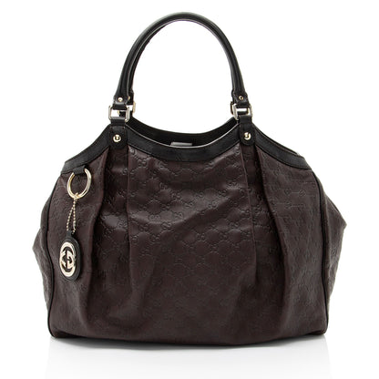 Gucci Guccissima Leather Sukey Large Tote