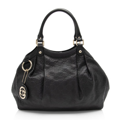 Gucci Guccissima Leather Sukey Medium Tote (SHF-BFijXk)