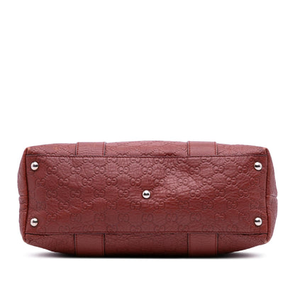 Gucci Guccissima Tender Bamboo Bar Tote