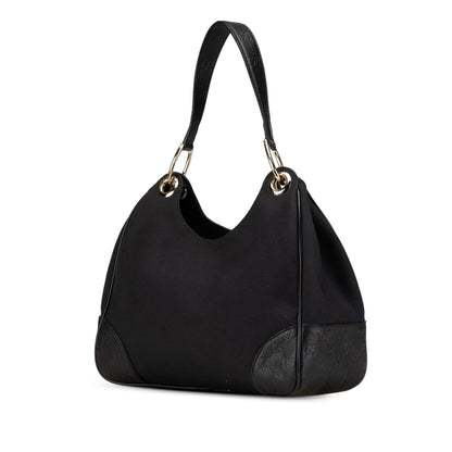 Gucci Guccissima Trimmed Canvas Colbert Shoulder Bag