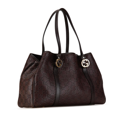 Gucci Guccissima Twins Tote (SHG-gzoPWz)