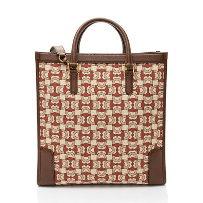 Gucci Horsebit Jacquard Interlocking G Tote