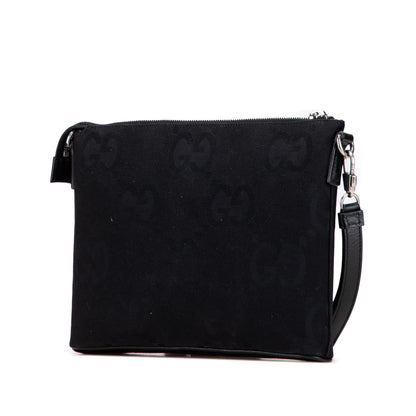 Gucci Jumbo GG Canvas Clutch on Strap