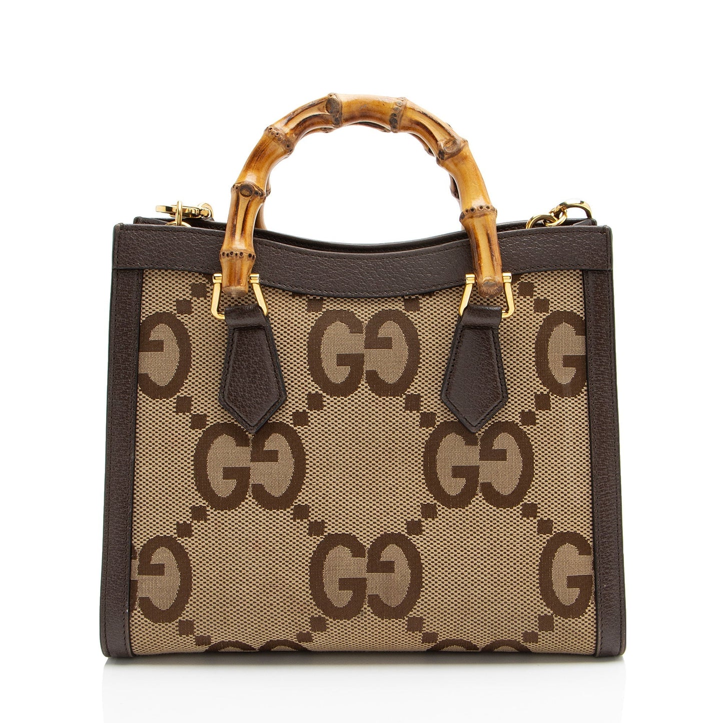 Gucci Jumbo GG Canvas Diana Small Tote
