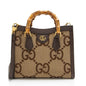 Gucci Jumbo GG Canvas Diana Small Tote