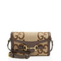 Gucci Jumbo GG Canvas Horsebit 1955 Mini Shoulder Bag