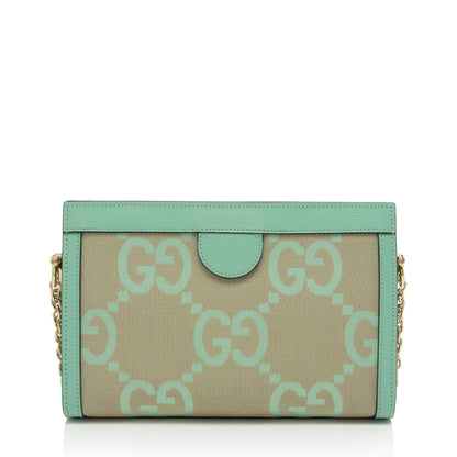 Gucci Jumbo GG Canvas Ophidia Medium Chain Shoulder Bag
