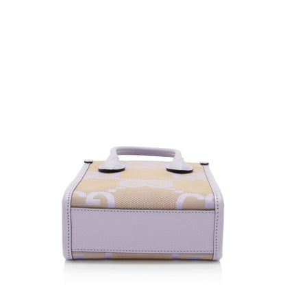 Gucci Jumbo GG Canvas Vertical Mini Tote