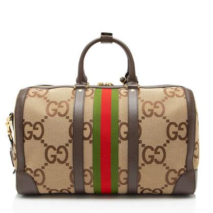 Gucci Jumbo GG Canvas Web Medium Duffle