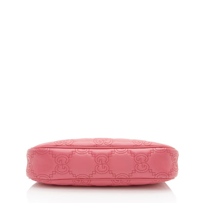 Gucci Jumbo GG Matelasse Leather Chain Small Crossbody