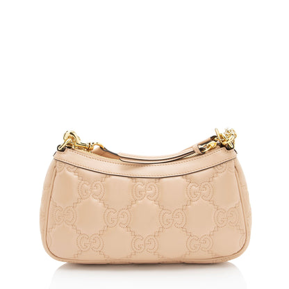 Gucci Jumbo GG Matelasse Leather Chain Small Crossbody