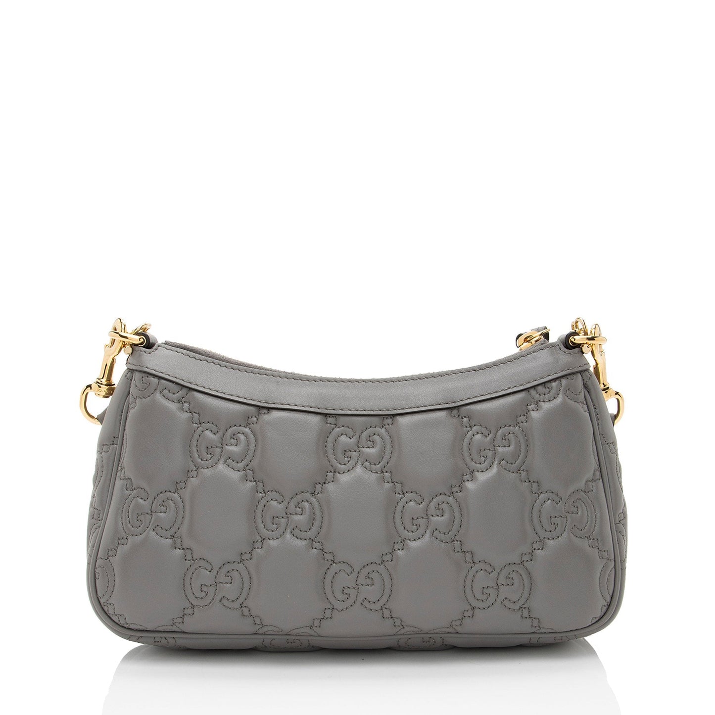 Gucci Jumbo GG Matelasse Leather Chain Small Crossbody