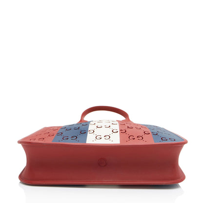 Gucci GG Perforated Rubber Tote