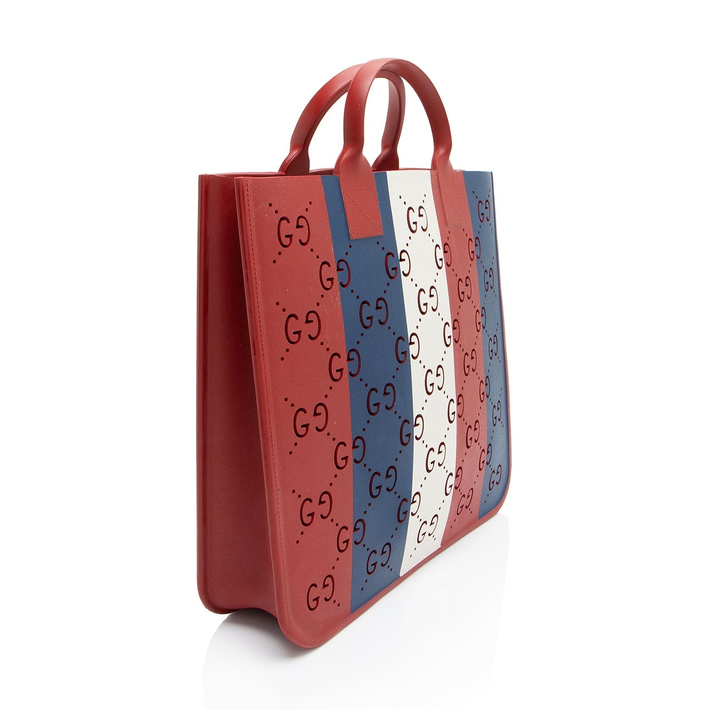 Gucci GG Perforated Rubber Tote