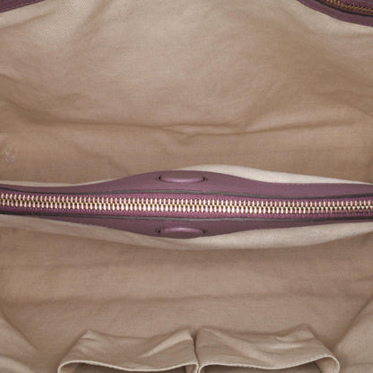 Gucci Large Calfskin Bamboo Shopper Satchel