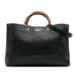 Gucci Large Calfskin Bamboo Shopper Satchel