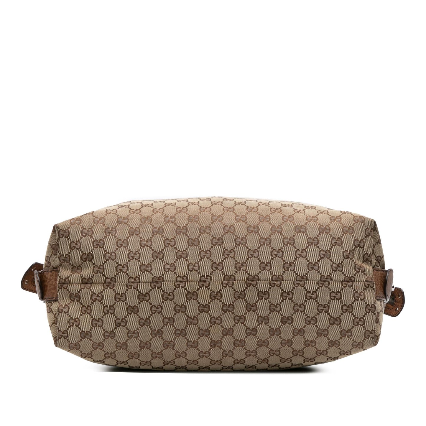Gucci Large GG Canvas Bamboo Bar Tote