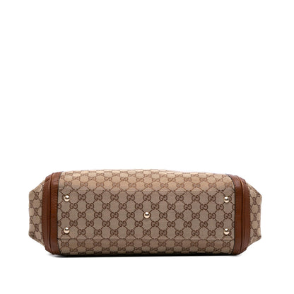 Gucci Large GG Canvas Bella Satchel